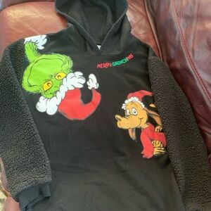 The Grinch And Max Merry Grinchmas Size L (10-12) Hoodie Pompom Sweatshirt